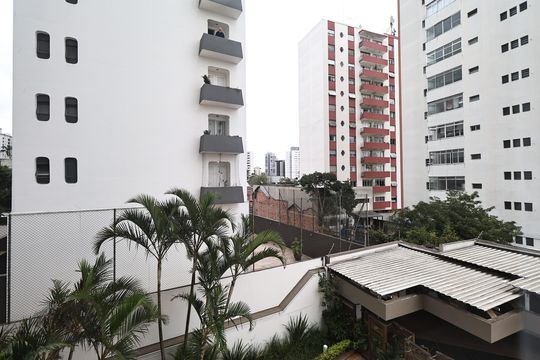 Vista suite 2 de apartamento para alugar com 3 quartos, 130m² em Vila Assunção, Santo André