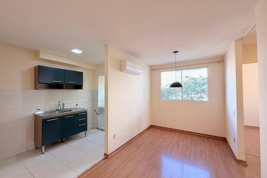 Sala de apartamento para alugar com 2 quartos, 47m² em Fazenda Grande, Jundiaí