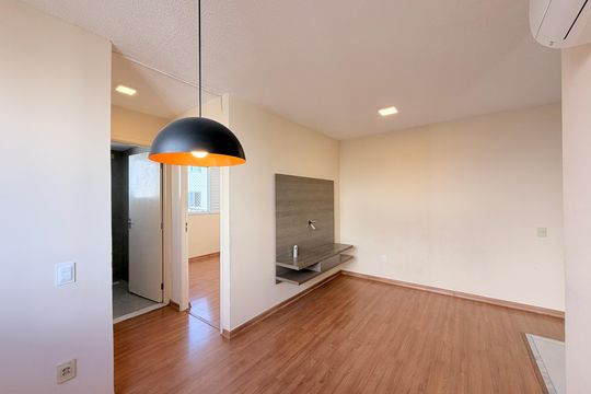 Sala de apartamento para alugar com 2 quartos, 47m² em Fazenda Grande, Jundiaí