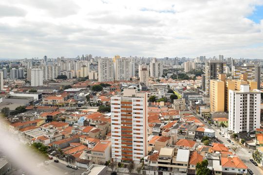 Vista Sala de apartamento à venda com 2 quartos, 78m² em Vila Zilda, São Paulo