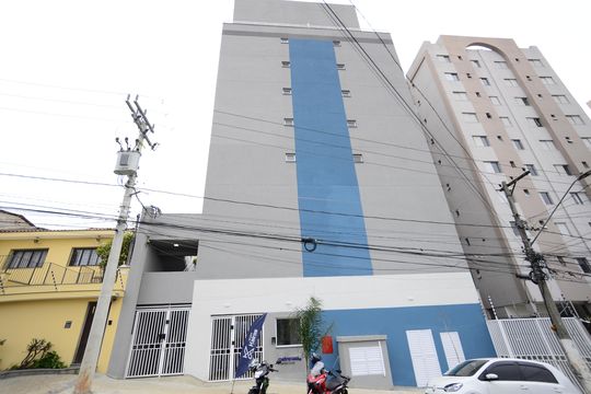 Fachada de kitnet/studio para alugar com 1 quarto, 25m² em Chácara Inglesa, São Paulo