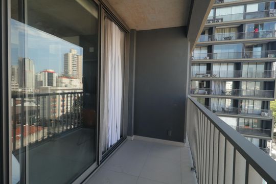 Varanda de kitnet/studio para alugar com 1 quarto, 27m² em Vila Mariana, São Paulo