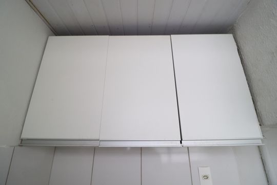 Cozinha de apartamento para alugar com 2 quartos, 55m² em Lídice, Uberlândia