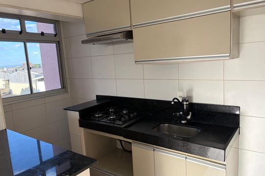 Cozinha de apartamento para alugar com 2 quartos, 55m² em Santa Branca, Belo Horizonte