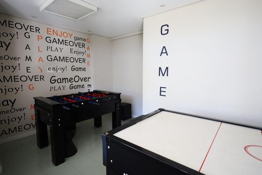 Área comum - Sala de jogos de apartamento à venda com 2 quartos, 55m² em Quitaúna, Osasco