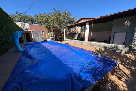 Área comum - Piscina de casa à venda com 3 quartos, 400m² em Colônia Agrícola Samambaia, Brasília