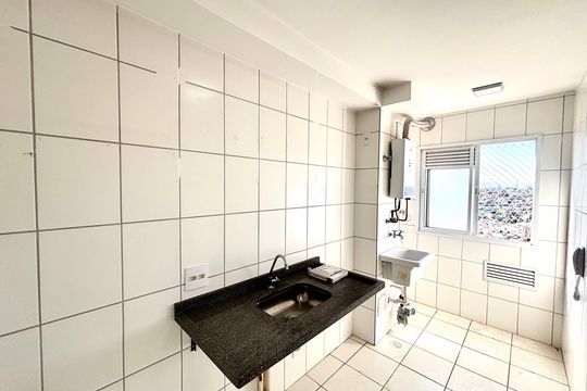 Cozinha de apartamento para alugar com 2 quartos, 49m² em Jardim Brasilia, São Paulo