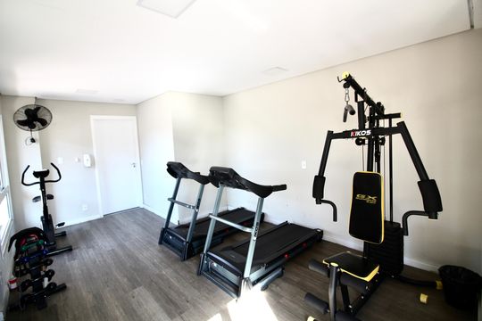 Área comum - Academia de apartamento para alugar com 2 quartos, 49m² em Jardim Brasilia, São Paulo