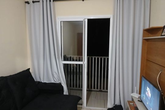 Sala de apartamento para alugar com 2 quartos, 57m² em Santa Luzia, São Gonçalo