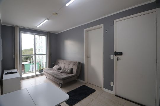 Sala de apartamento para alugar com 3 quartos, 54m² em Estância Velha, Canoas