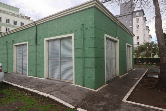 Área comum - Salão de festas de apartamento para alugar com 3 quartos, 54m² em Estância Velha, Canoas