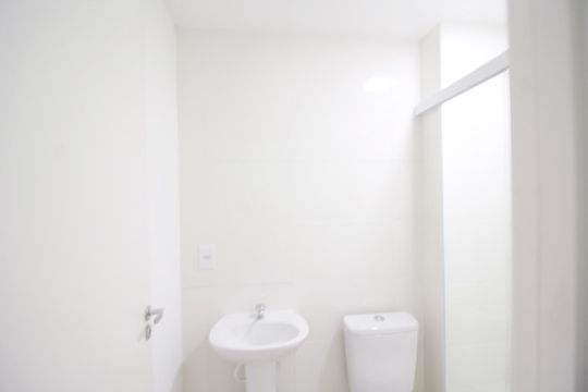 Banheiro de apartamento para alugar com 1 quarto, 40m² em Jaraguá, São Paulo