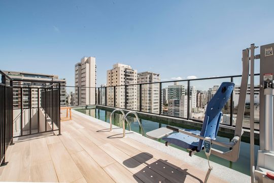 Área comum - Piscina de kitnet/studio à venda com 1 quarto, 28m² em Vila Clementino, São Paulo
