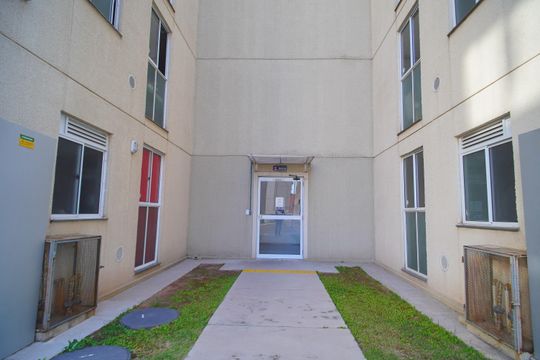 Fachada do bloco de apartamento à venda com 2 quartos, 42m² em Santos Dumont, São Leopoldo