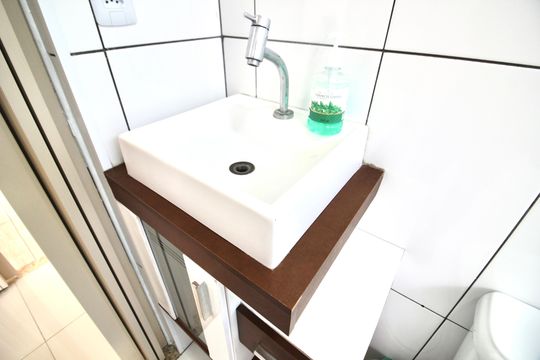Banheiro de apartamento para alugar com 2 quartos, 49m² em Parque Cisper, São Paulo