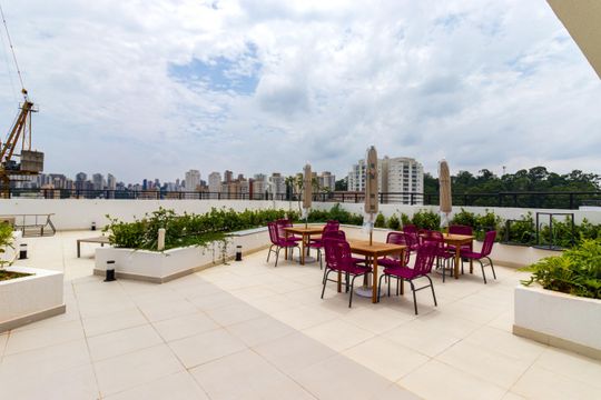 Cobertura Área Comum de apartamento para alugar com 2 quartos, 35m² em Vila Andrade, São Paulo