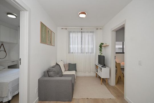 Sala de apartamento para alugar com 2 quartos, 35m² em Vila Andrade, São Paulo