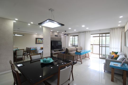 Sala de apartamento para alugar com 3 quartos, 110m² em Freguesia (jacarepaguá), Rio de Janeiro