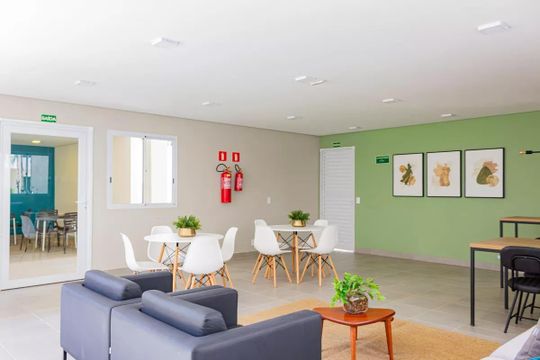Área comum de apartamento para alugar com 1 quarto, 33m² em Parque Industrial Tomas Edson, São Paulo