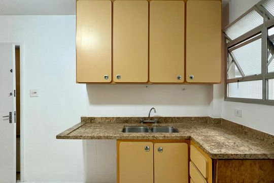 Cozinha de apartamento para alugar com 3 quartos, 119m² em Jardim Paulista, São Paulo