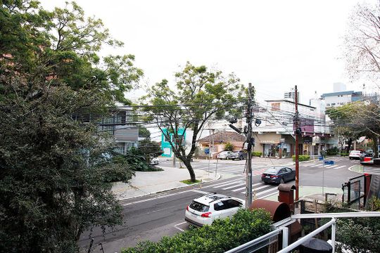Sala Vista de apartamento à venda com 3 quartos, 98m² em Mont’serrat, Porto Alegre