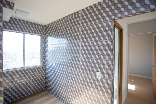 Cozinha de apartamento à venda com 2 quartos, 46m² em Casa Grande, Diadema