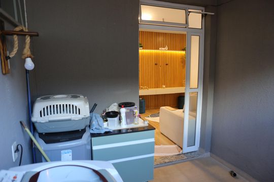 Área de Serviço de apartamento à venda com 2 quartos, 57m² em Santa Helena, Belo Horizonte