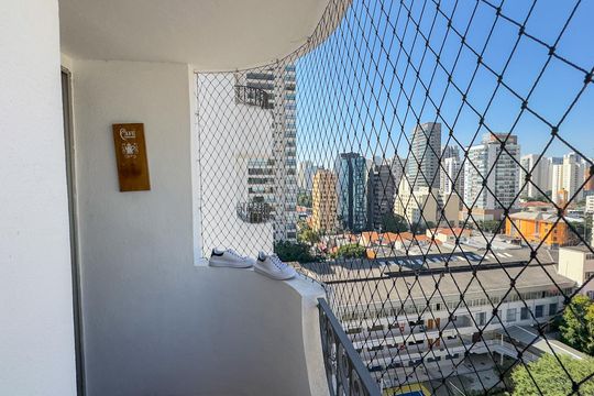 Sacada de apartamento à venda com 1 quarto, 37m² em Jardim das Acacias, São Paulo