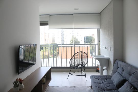 Sala de apartamento para alugar com 1 quarto, 36m² em Perdizes, São Paulo