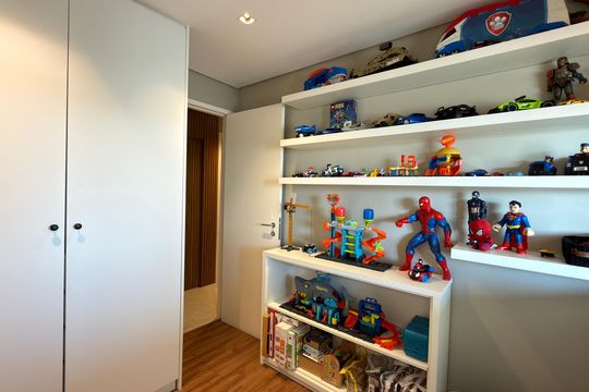Quarto de apartamento à venda com 3 quartos, 100m² em Santo Amaro, São Paulo