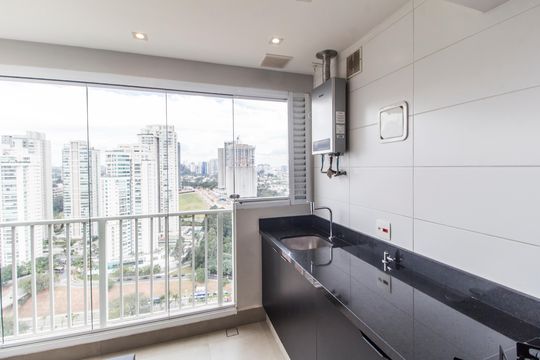 Área de Serviço de apartamento para alugar com 1 quarto, 55m² em Alphaville Empresarial, Barueri