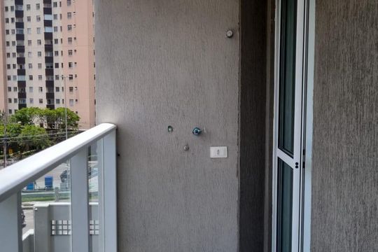 Varanda do studio de apartamento para alugar com 1 quarto, 41m² em Alto da Xv, Curitiba