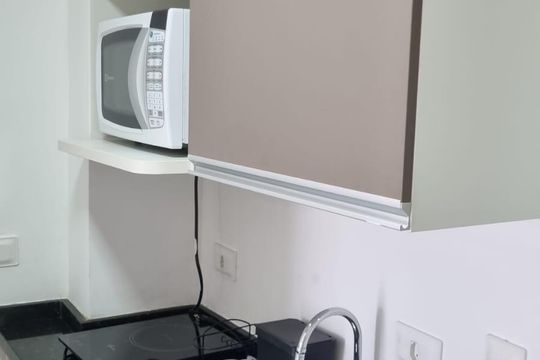 Cozinha de kitnet/studio para alugar com 1 quarto, 41m² em Alto da XV, Curitiba