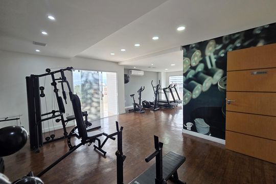 Área comum - Academia de apartamento para alugar com 2 quartos, 65m² em Guilhermina, Praia Grande