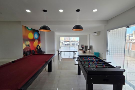 Sala de Jogos de apartamento para alugar com 2 quartos, 65m² em Guilhermina, Praia Grande