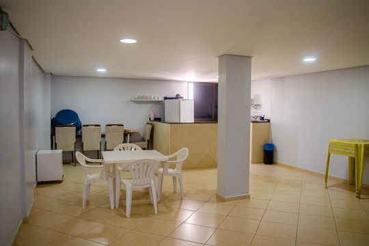 Área comum - Salão de festas de apartamento à venda com 2 quartos, 64m² em Setor Sul, Goiânia