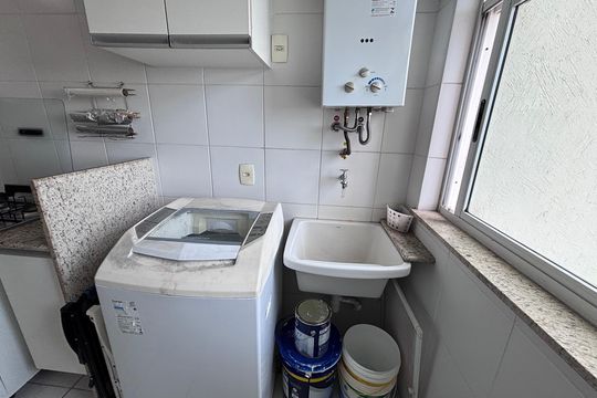 Área de Serviço de apartamento para alugar com 2 quartos, 85m² em Recreio dos Bandeirantes, Rio de Janeiro