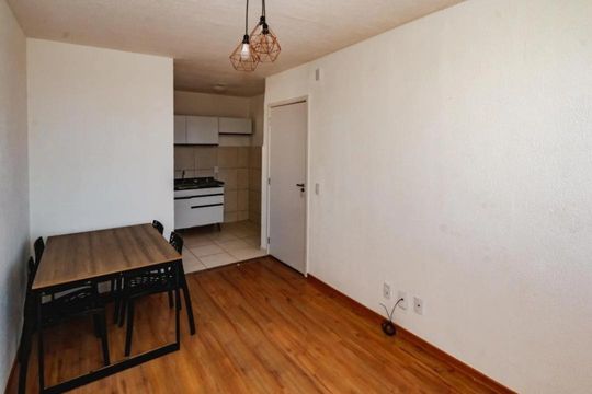 Sala de apartamento para alugar com 2 quartos, 52m² em Alphaville Vespasiano, Vespasiano