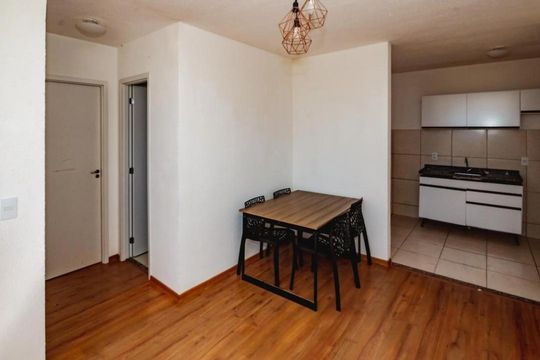 Sala de apartamento para alugar com 2 quartos, 52m² em Alphaville Vespasiano, Vespasiano