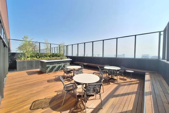 Área comum de kitnet/studio à venda com 1 quarto, 28m² em Pompeia, São Paulo