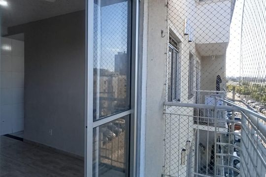 Sacada da Sala de apartamento para alugar com 2 quartos, 48m² em Centro, Belford Roxo