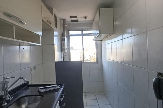 Cozinha e Área de Serviço de apartamento para alugar com 2 quartos, 48m² em Centro, Belford Roxo