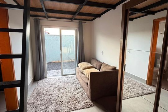 Sala de apartamento para alugar com 1 quarto, 30m² em Residencial Florida, Ribeirão Preto