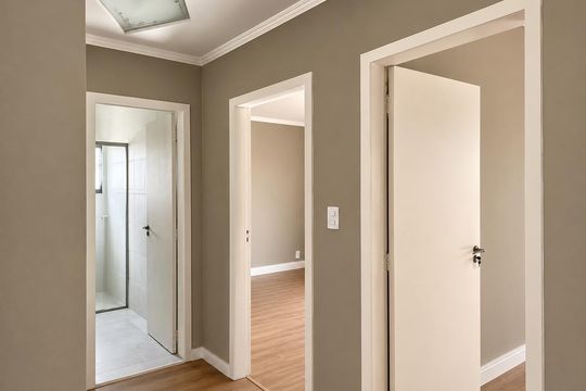 Corredor de apartamento à venda com 2 quartos, 54m² em Vila Jordanopolis, São Bernardo do Campo