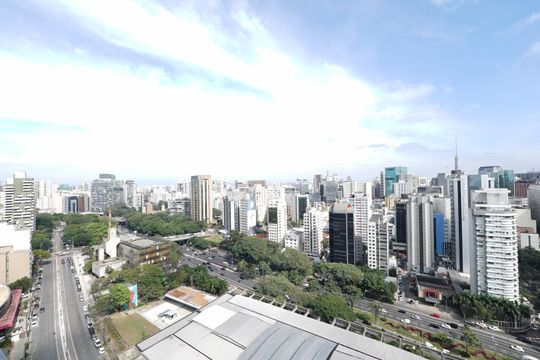 Vista de kitnet/studio para alugar com 1 quarto, 19m² em Liberdade, São Paulo