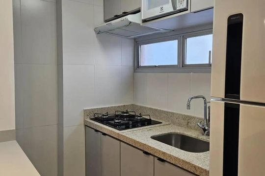 Sala de apartamento para alugar com 1 quarto, 40m² em São Pedro, Belo Horizonte