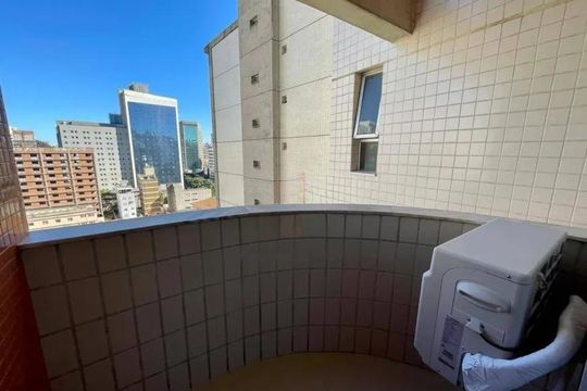 Varanda da Sala de apartamento para alugar com 1 quarto, 40m² em São Pedro, Belo Horizonte