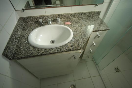 Banheiro da Suíte  de apartamento para alugar com 2 quartos, 88m² em Centro, São Bernardo do Campo
