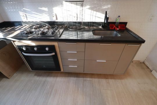 Cozinha  de apartamento para alugar com 2 quartos, 44m² em (l-10), Ribeirão Preto