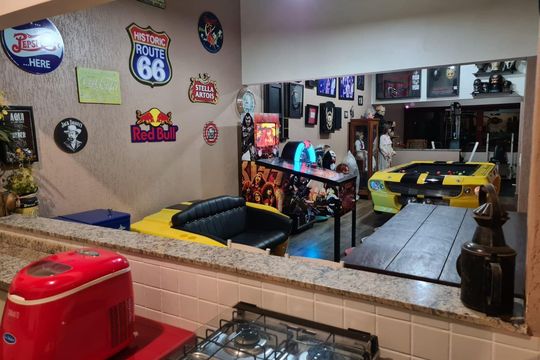 Área de Lazer de casa de condomínio à venda com 4 quartos, 506m² em Roncaglia, Campinas